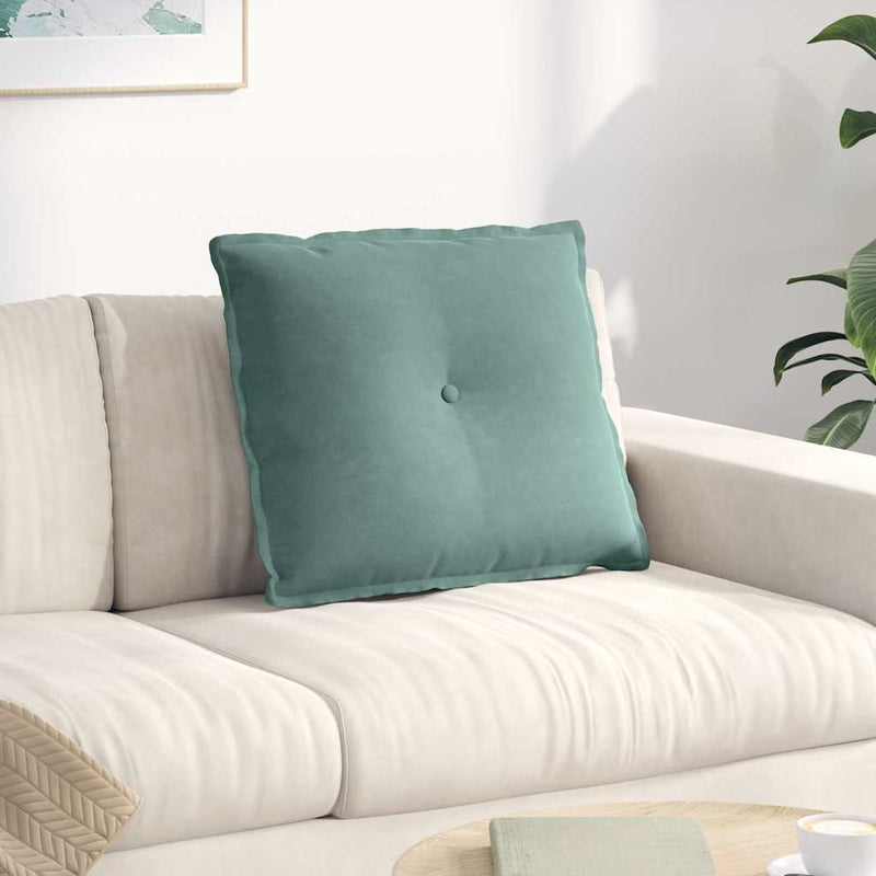 Cuscino schienale Vidaxx verde mare 60 x 50 cm in tessuto a corde