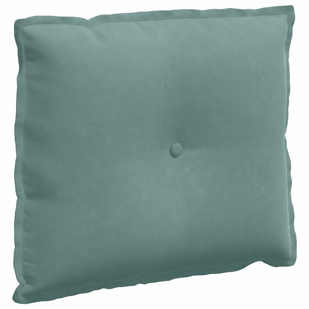 Vidaxl rugkussen zeegroen 60 x 50 cm cordstof