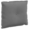 Cuscino schienale Vidaxx in tessuto microfibra grigio scuro 60 x 50 cm