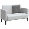 Cuscino schienale Vidaxx in tessuto microfibra grigio scuro 60 x 50 cm