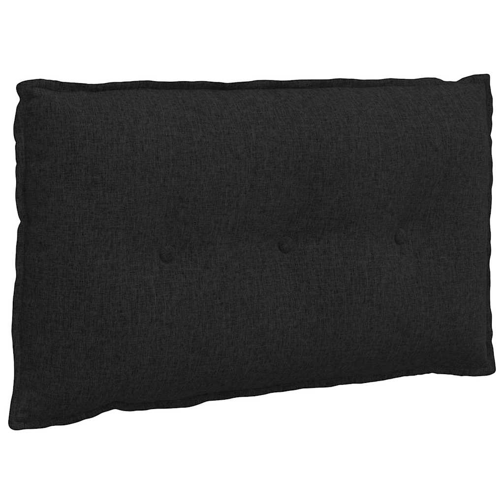 Cuscino schienale Vidaxx tessuto nero 80 x 19 x 50 cm