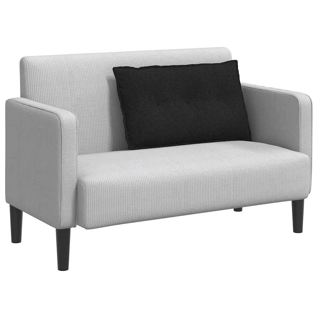 Cuscino schienale Vidaxx tessuto nero 80 x 19 x 50 cm