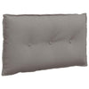 Vidaxl rugkussen taupe 80 x 19 x 50 cm stof