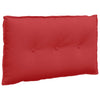 Vidaxl rugkussen rood 80 x 19 x 50 cm stof