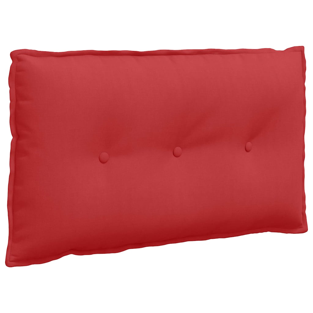 Vidaxx cojín de respaldo rojo 80 x 19 x 50 cm tela