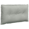 Cuscino schienale Vidaxx tessuto a corde grigio chiaro 80 x 50 cm
