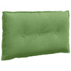 Vidaxl rugkussen lichtgroen 80 x 50 cm cordstof