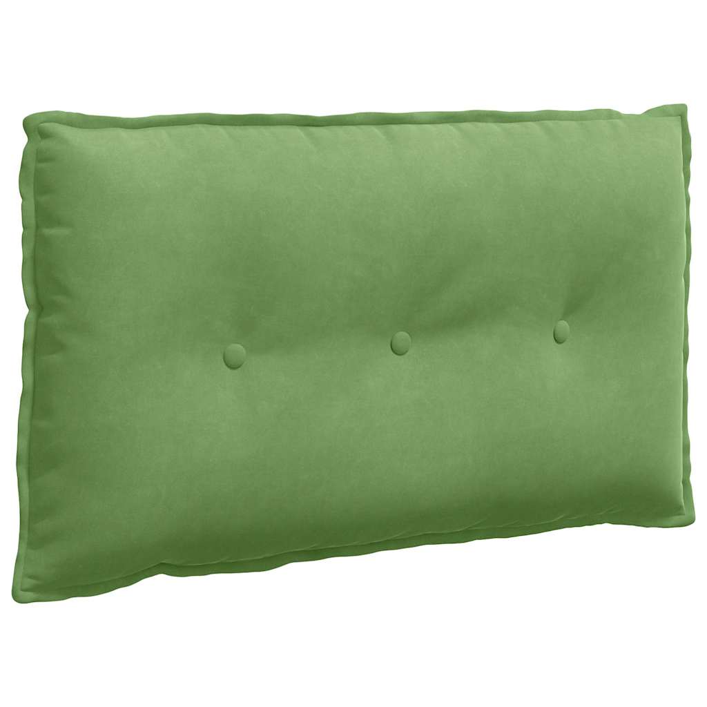 Vidaxl rugkussen lichtgroen 80 x 50 cm cordstof