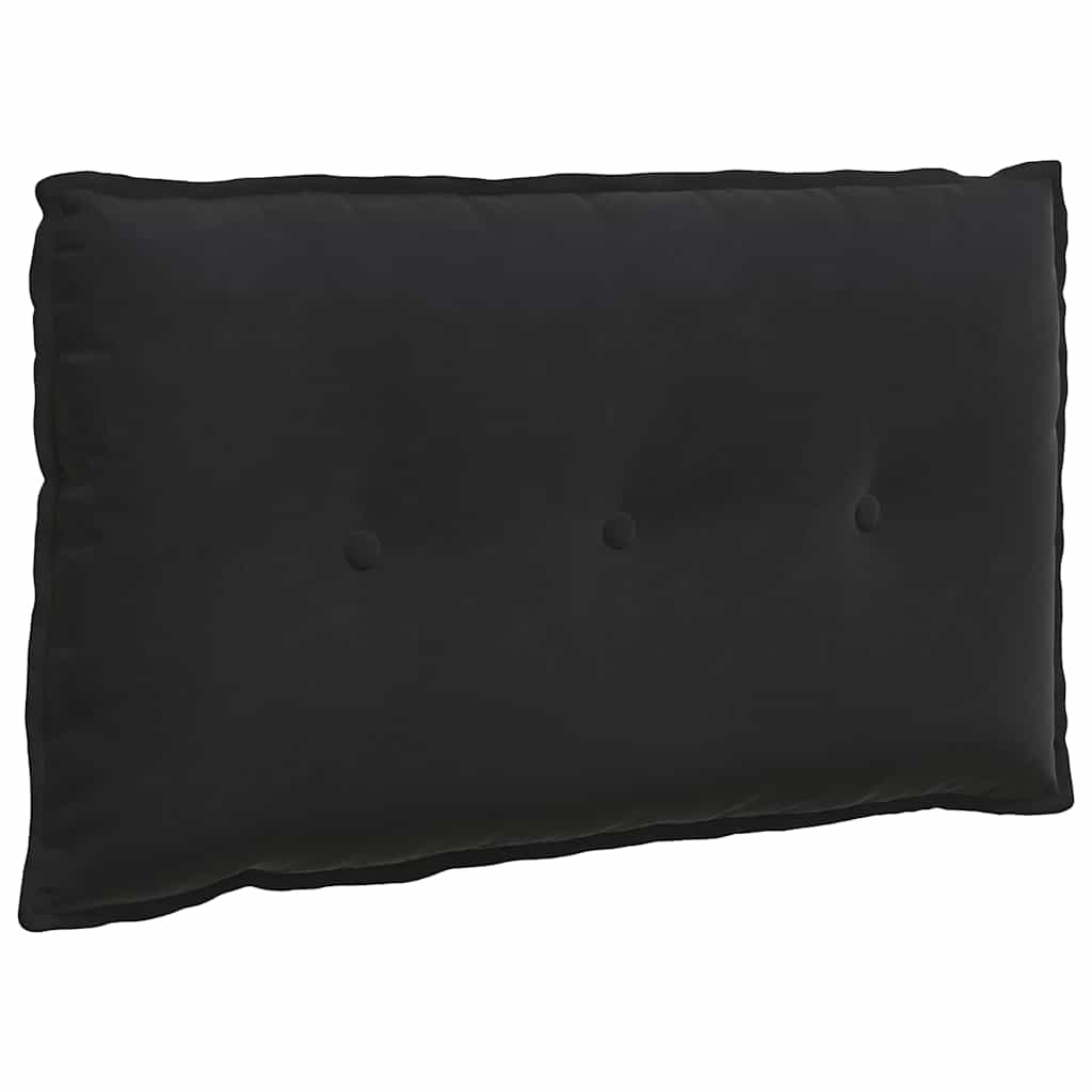 Cuscino schienale Vidaxx tessuto a corde nero 80 x 50 cm