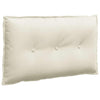 Cuscino schienale Vidaxx crema 80 x 50 cm in tessuto a corde