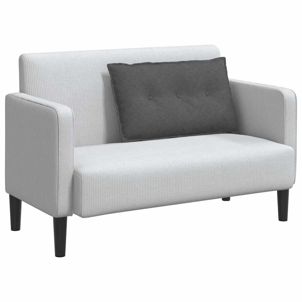 Vidaxx cojín de respaldo gris oscuro 80 x 50 cm tela de pana