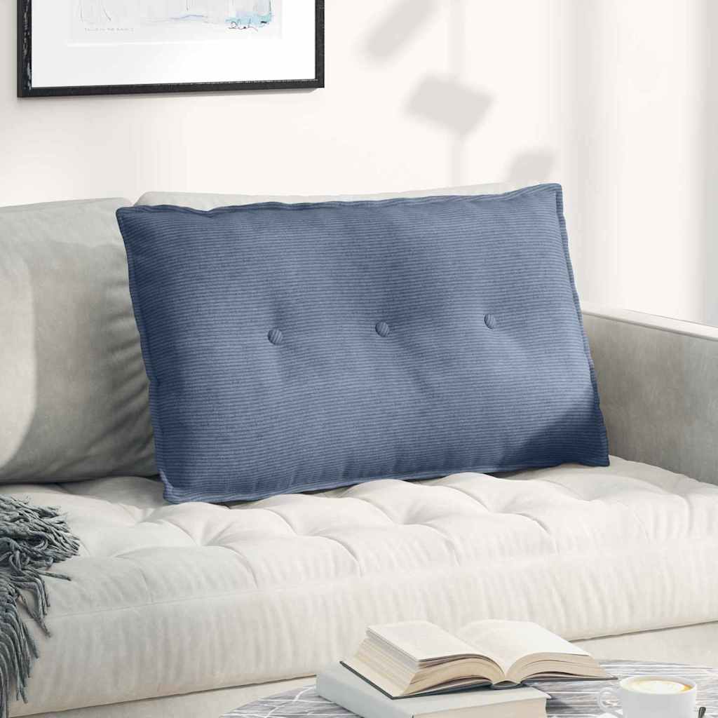 Cuscino schienale Vidaxx blu 80 x 50 cm in tessuto a corde