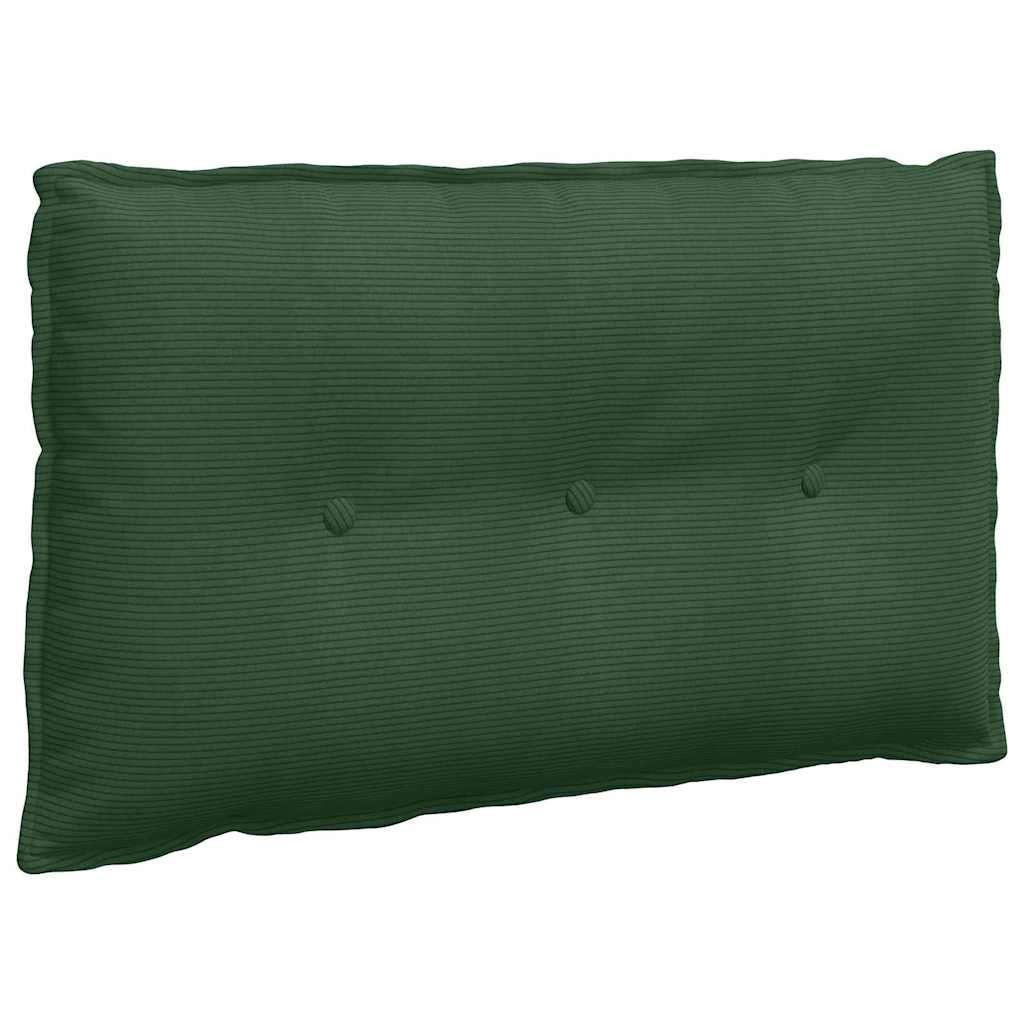 Vidaxl rugkussen jungle groen 80 x 50 cm cordstof