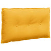 Cuscino schienale Vidaxx tessuto a corde giallo chiaro 80 x 50 cm