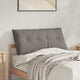 Vidaxl rugkussen taupe 100 x 19 x 50 cm stof