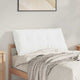 Vidaxl rugkussen wit 100 x 19 x 50 cm stof