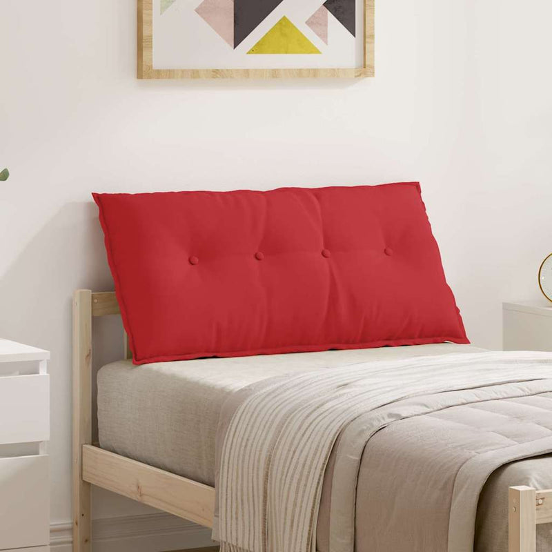 Vidaxx cojín de respaldo rojo 100 x 19 x 50 cm tela