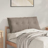 Cuscino schienale Vidaxx tortora 100 x 50 cm in tessuto microfibra