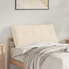 Vidaxl rugkussen beige 100 x 50 cm microvezel stof