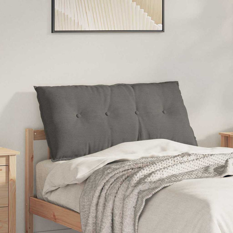 Cuscino schienale Vidaxx grigio chiaro 100 x 50 cm in tessuto a corde