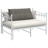 Cuscino schienale Vidaxx grigio chiaro 100 x 50 cm in tessuto a corde
