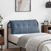 Vidaxl rugkussen blauw 100 x 50 cm cordstof