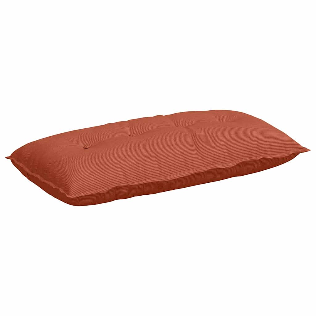 Cuscino schienale Vidaxx tessuto a corde rosso-arancione 100 x 50 cm