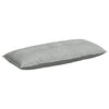 Cuscino schienale Vidaxx grigio chiaro 120 x 50 cm in tessuto a corde