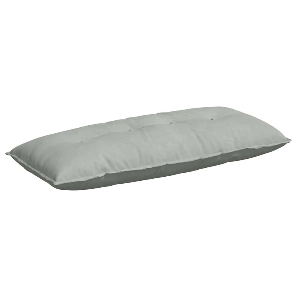 Cuscino schienale Vidaxx grigio chiaro 120 x 50 cm in tessuto a corde