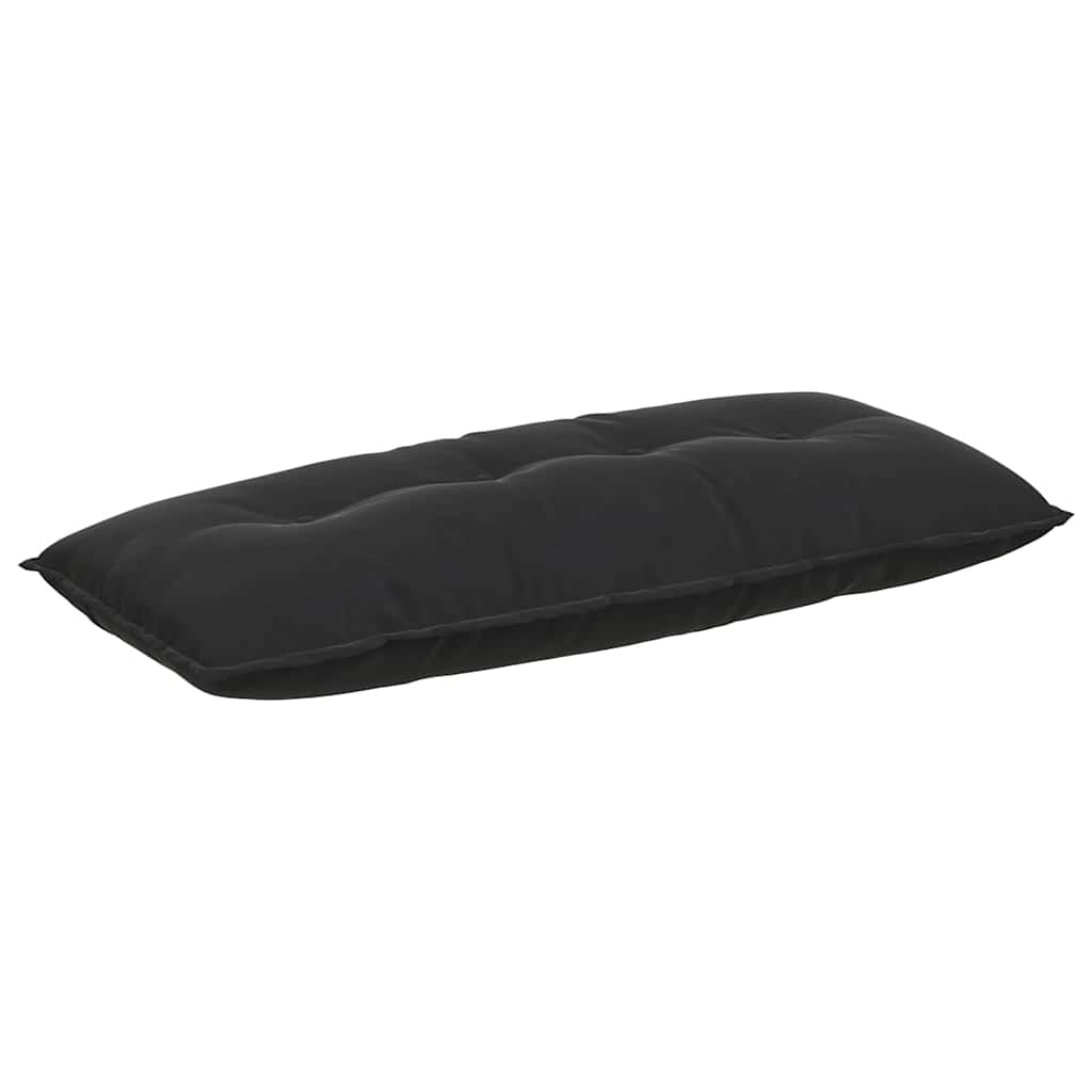 Cuscino schienale Vidaxx tessuto a corde nero 120 x 50 cm