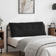 Vidaxl rugkussen zwart 120 x 50 cm microvezel stof