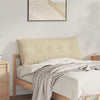 Cuscino schienale VidaXL crema 120 x 50 cm in tessuto microfibra