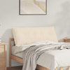 Vidaxx cojín de respaldo beige 120 x 50 cm tejido de microfibra