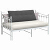 Cuscino schienale Vidaxx tessuto a corde grigio scuro 120 x 50 cm