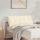 Vidaxl rugkussen crème 120 x 50 cm cordstof