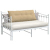 Cuscino schienale Vidaxx grigio verde 120 x 50 cm in tessuto a corde