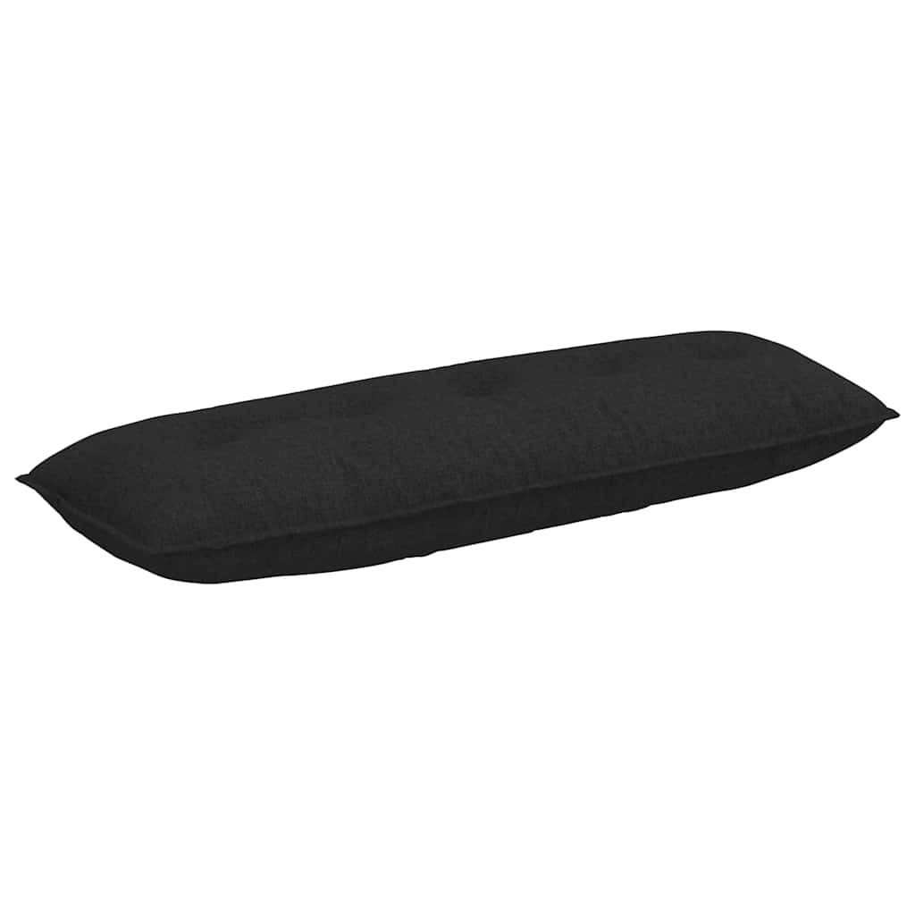 Cuscino schienale Vidaxx tessuto nero 140 x 19 x 50 cm