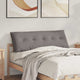 Vidaxl rugkussen taupe 140 x 19 x 50 cm stof