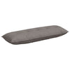 Vidaxl rugkussen taupe 140 x 19 x 50 cm stof