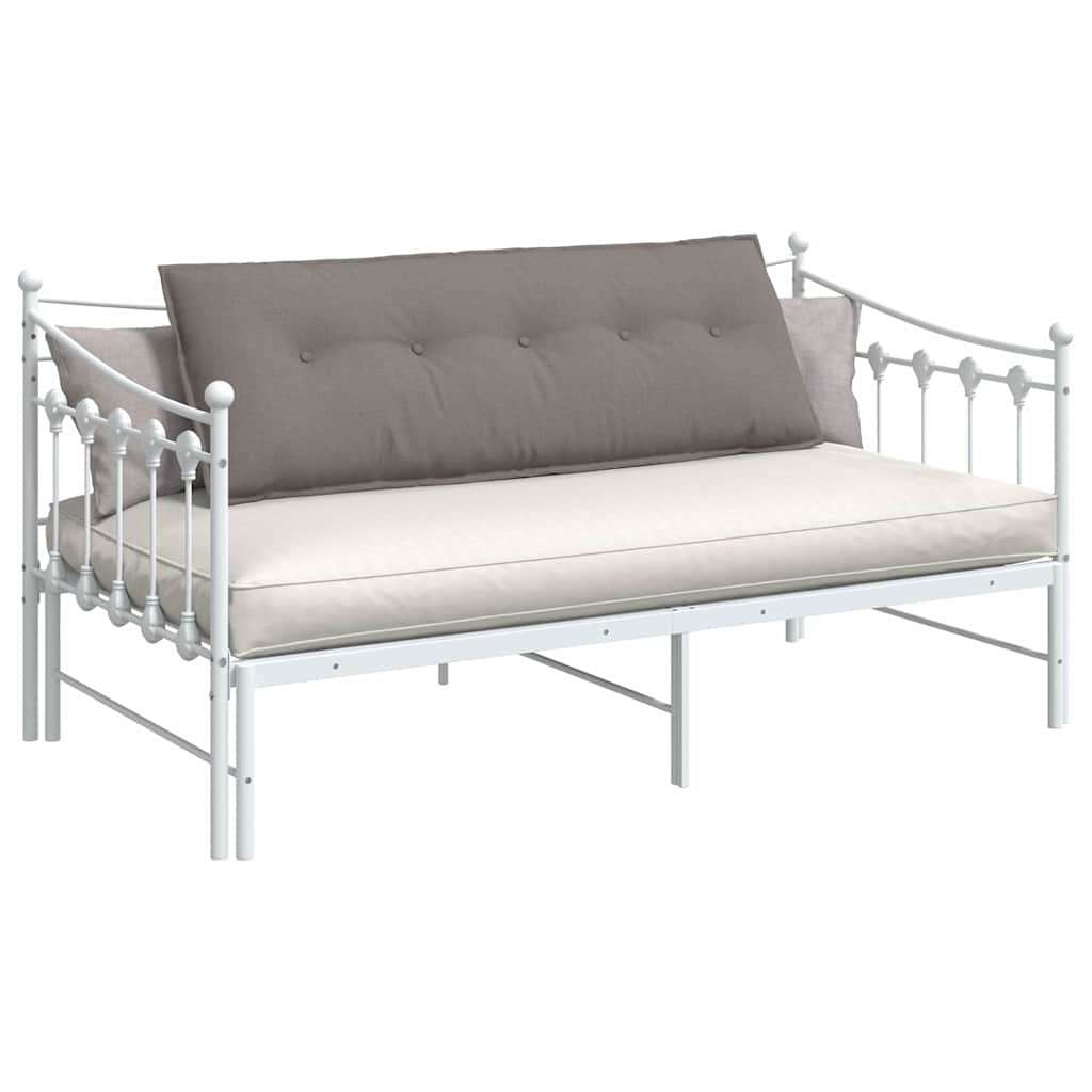 Vidaxl rugkussen taupe 140 x 19 x 50 cm stof