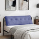 Vidaxl rugkussen jeans blauw 140 x 19 x 50 cm stof