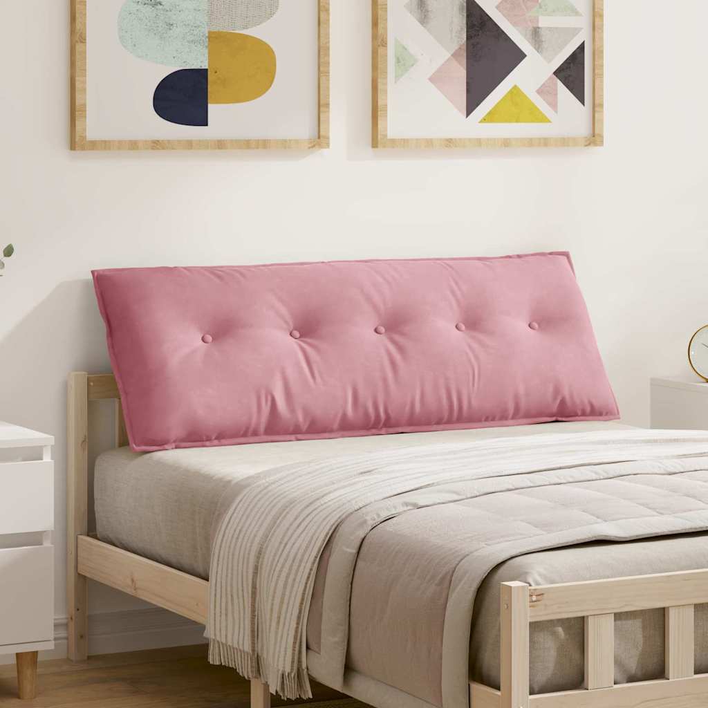 Cuscino schienale Vidaxx rosa 140 x 50 cm in tessuto a corde
