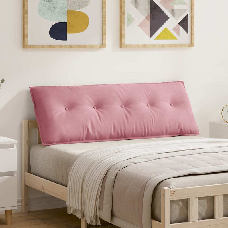 Cuscino schienale Vidaxx rosa 140 x 50 cm in tessuto a corde