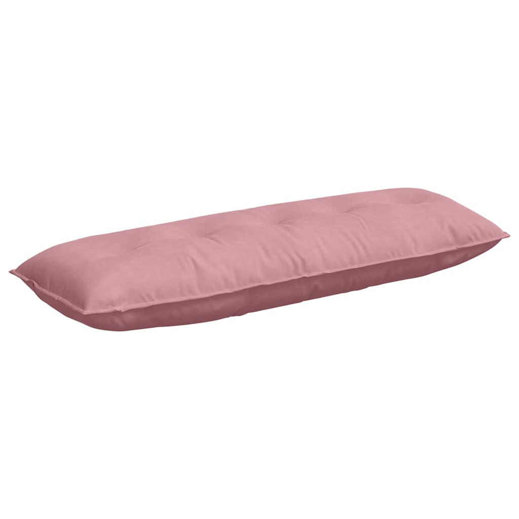Cuscino schienale Vidaxx rosa 140 x 50 cm in tessuto a corde