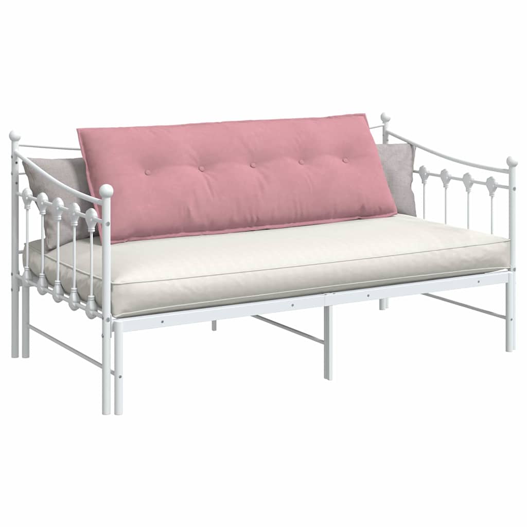 Cuscino schienale Vidaxx rosa 140 x 50 cm in tessuto a corde