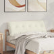 Vidaxl rugkussen crème 140 x 50 cm cordstof