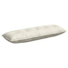 Cuscino schienale Vidaxx crema 140 x 50 cm in tessuto a corde