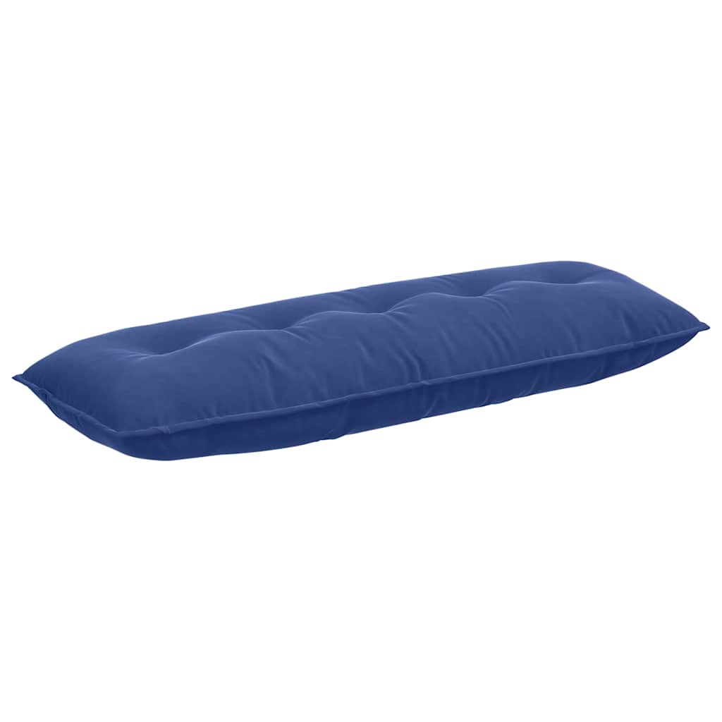 Cuscino per schienale Vidaxx blu polizia 140 x 50 cm in tessuto a corde