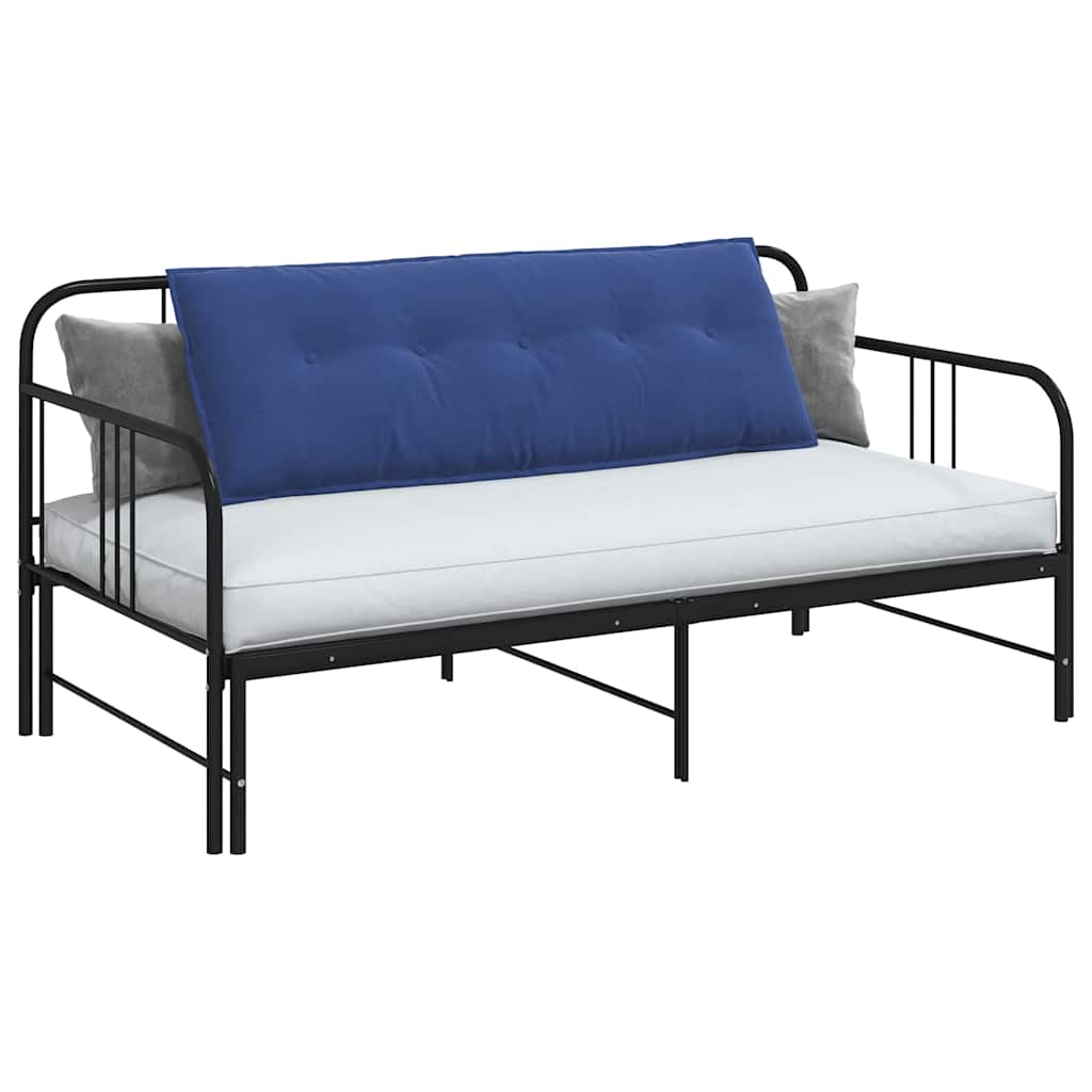 Cuscino per schienale Vidaxx blu polizia 140 x 50 cm in tessuto a corde