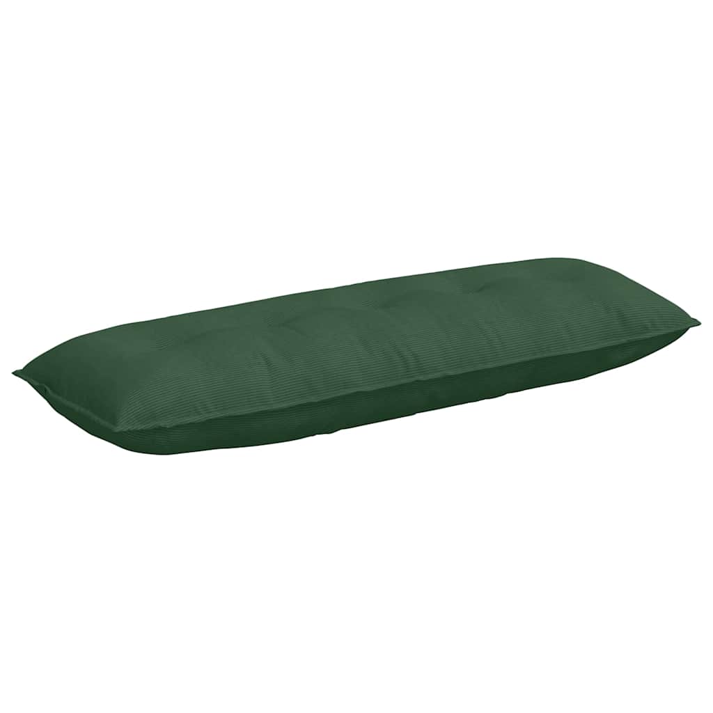 Vidaxl rugkussen jungle groen 140 x 50 cm cordstof